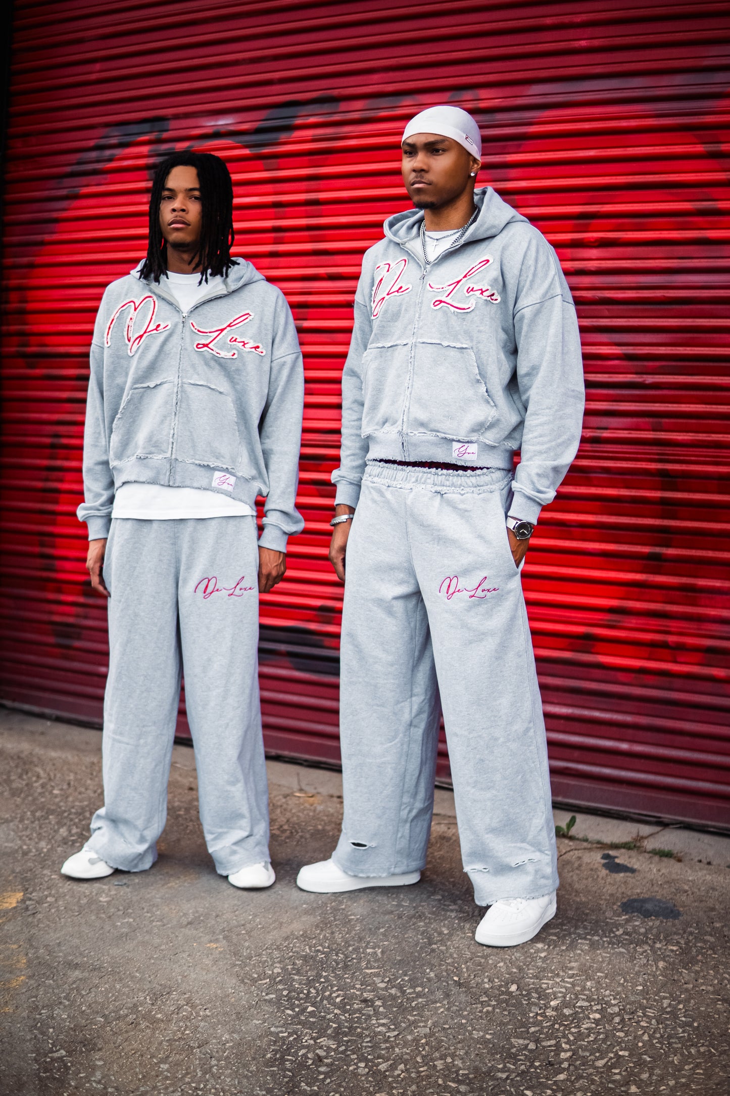 Grey Deluxe Sweats Bottoms