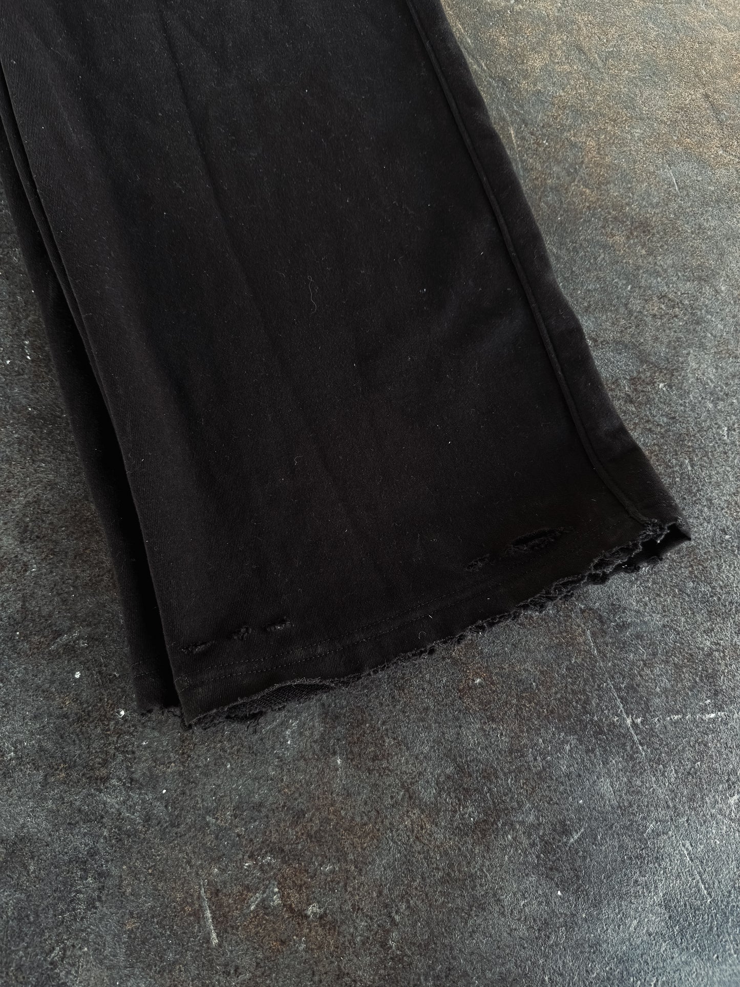 Black Deluxe Sweats Bottoms